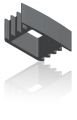 DCF049 Silikon derz fitili(19*10mm) DCF049 100 Metre