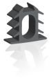 DCF041 Silikon derz fitili(20*22mm) DCF041 100 Metre