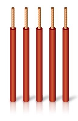 SIAF 1 mm² Silikon kablo Kırmızı