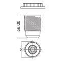 A1100 - E-27 DİŞLİ DUY SİYAH (50'lik paket)