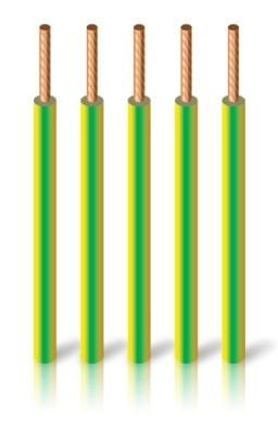 SIAF 1 mm² Silikon kablo Sarı - Yeşil
