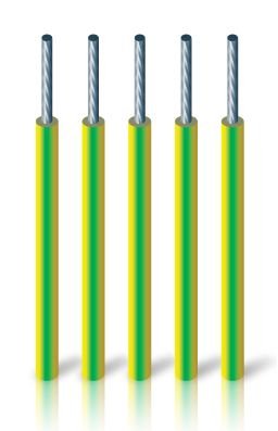SIAF 0,75 mm²  kablo. Sarı - Yeşil