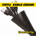 Kablo Toplama Çorabı - Ev ve Ofis Tipi Cırtlı