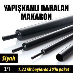 9,5/3,2 WSB10 - İçi yapışkanlı makaron