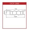 DCF092 Silikon derz fitili(72*16mm)
